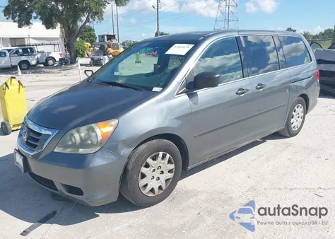 2010 Honda Odyssey Lx z USA, uszkodzony, nr VIN 5FNRL3H28AB065509